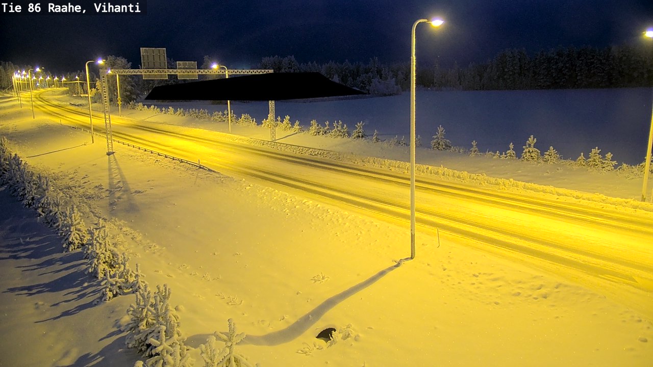Kelikamerat Kuva Tie 86 Raahe, Vihanti, Raahe, Pohjois-Pohjanmaa