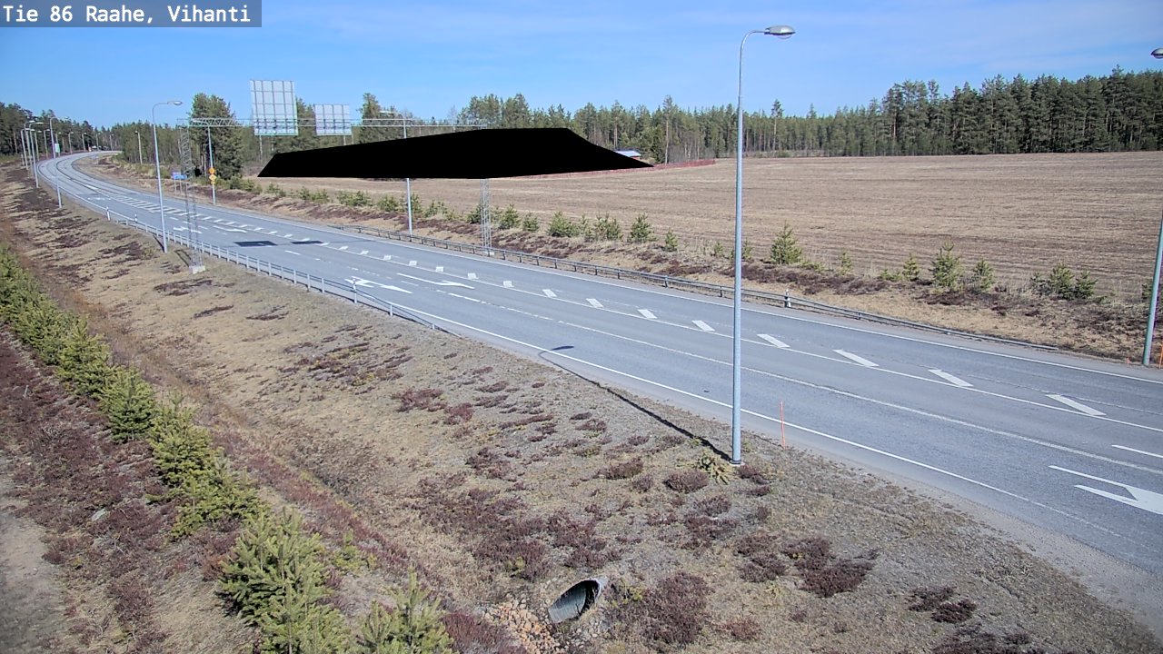 Kelikamerat Kuva Tie 86 Raahe, Vihanti, Raahe, Pohjois-Pohjanmaa