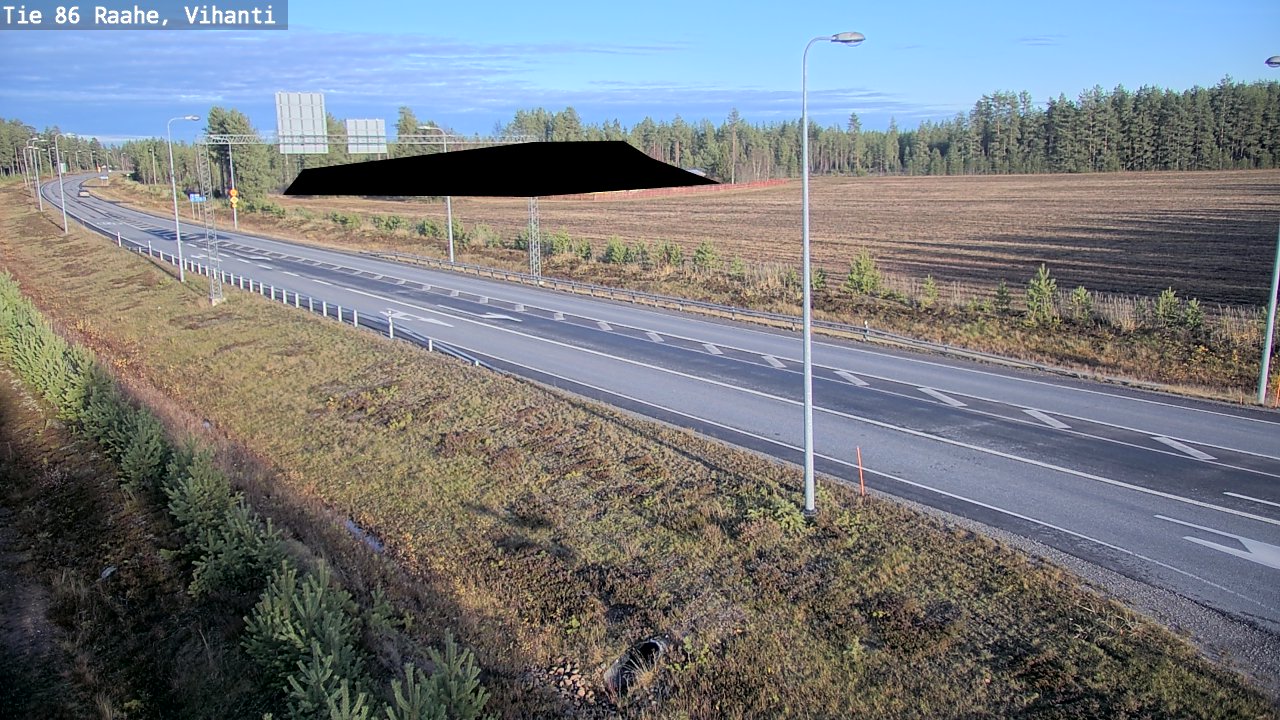 Kelikamerat Kuva Tie 86 Raahe, Vihanti, Raahe, Pohjois-Pohjanmaa