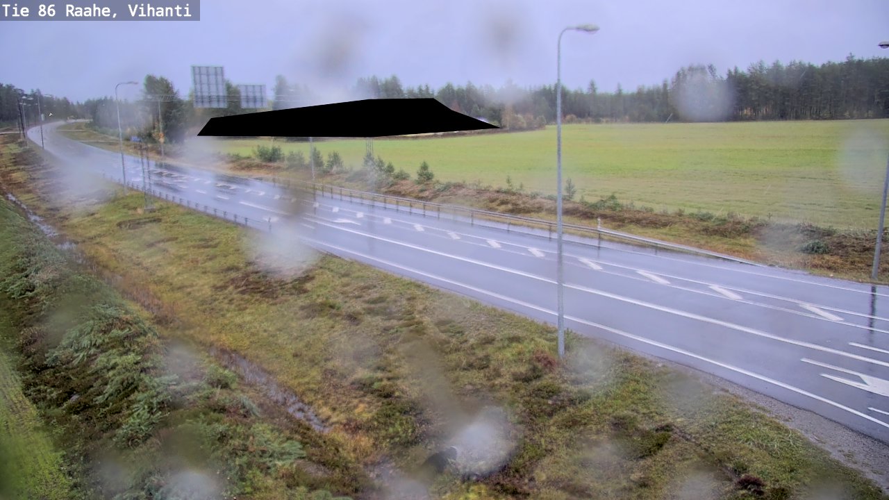Weather Camera Image Road 86 Raahe, Vihanti, Raahe, Pohjois-Pohjanmaa