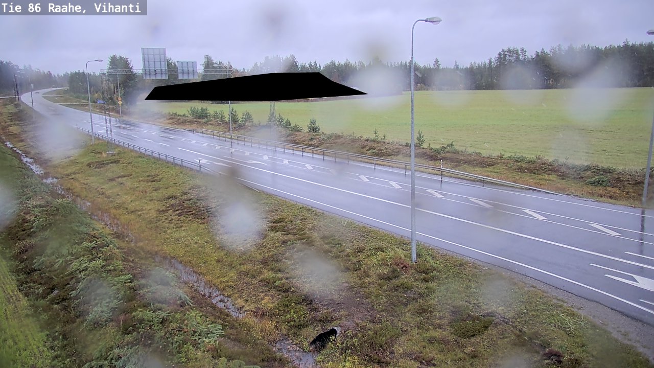Weather Camera Image Road 86 Raahe, Vihanti, Raahe, Pohjois-Pohjanmaa