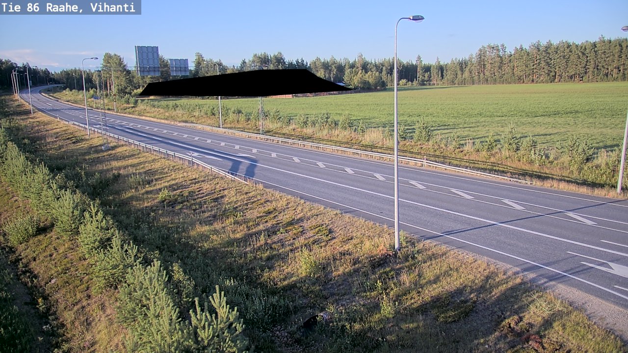 Kelikamerat Kuva Tie 86 Raahe, Vihanti, Raahe, Pohjois-Pohjanmaa