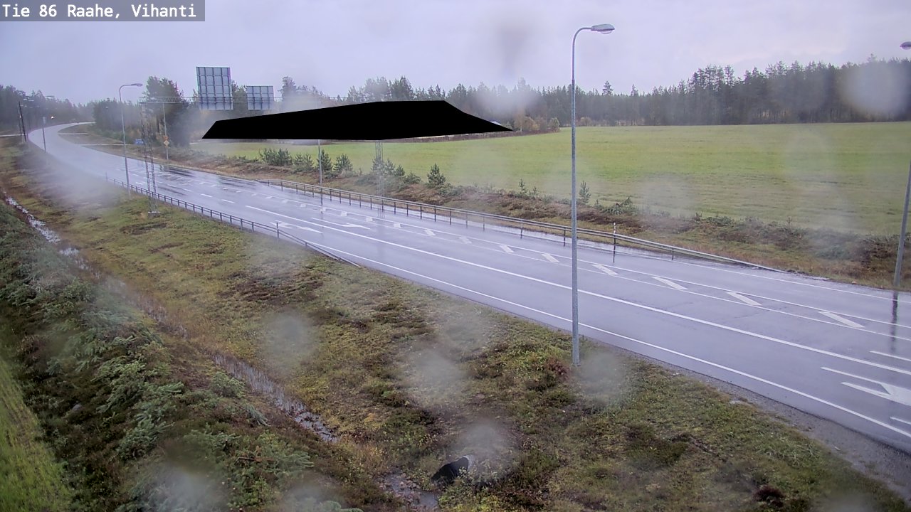 Weather Camera Image Road 86 Raahe, Vihanti, Raahe, Pohjois-Pohjanmaa