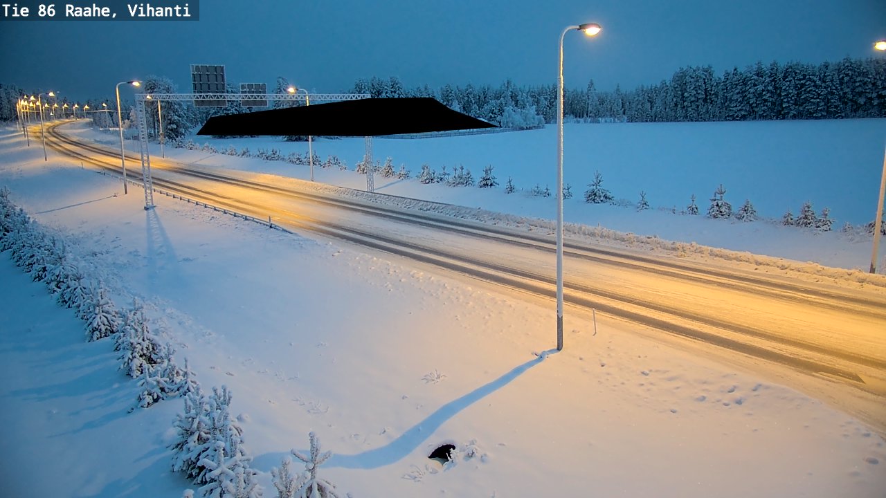 Kelikamerat Kuva Tie 86 Raahe, Vihanti, Raahe, Pohjois-Pohjanmaa
