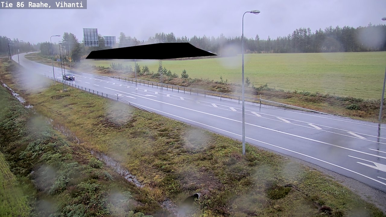 Weather Camera Image Road 86 Raahe, Vihanti, Raahe, Pohjois-Pohjanmaa