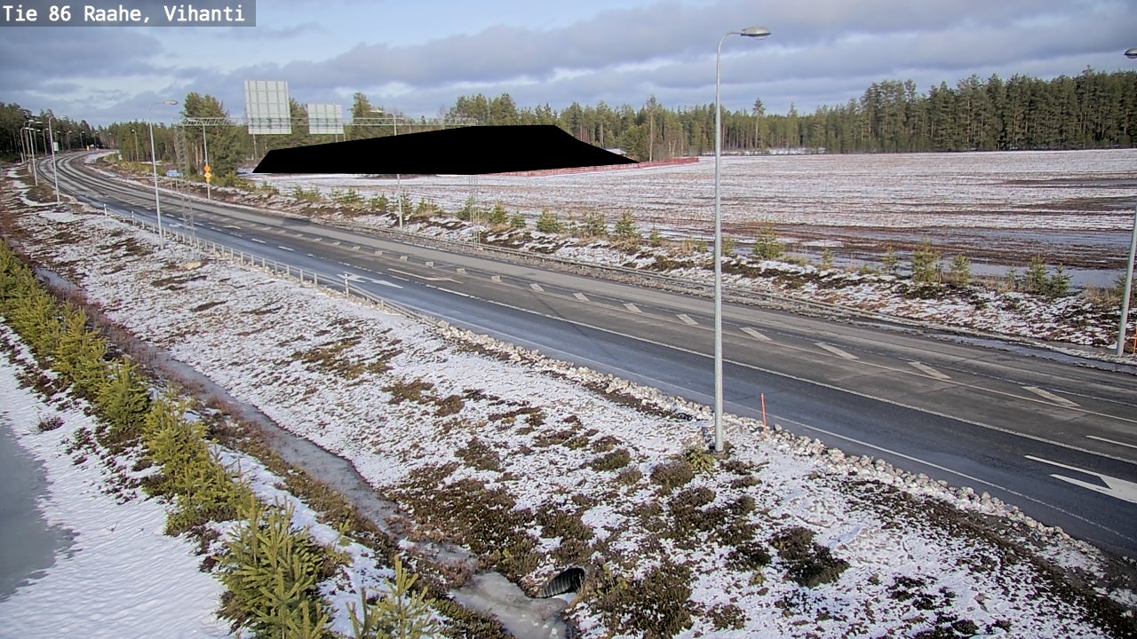 Kelikamerat Kuva Tie 86 Raahe, Vihanti, Raahe, Pohjois-Pohjanmaa