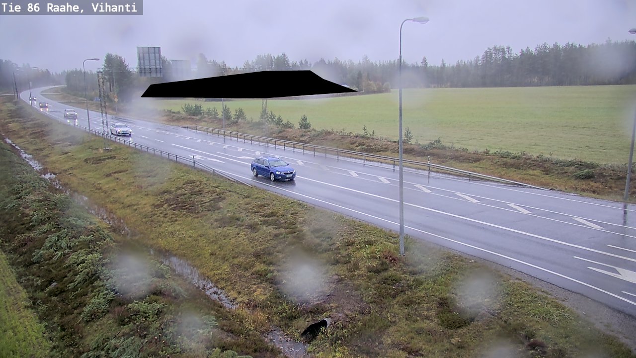 Weather Camera Image Väg 86 Raahe, Vihanti, Raahe, Pohjois-Pohjanmaa