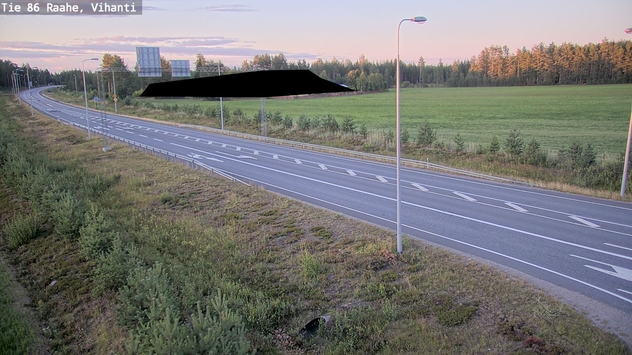 Kelikamerat Kuva Tie 86 Raahe, Vihanti, Raahe, Pohjois-Pohjanmaa