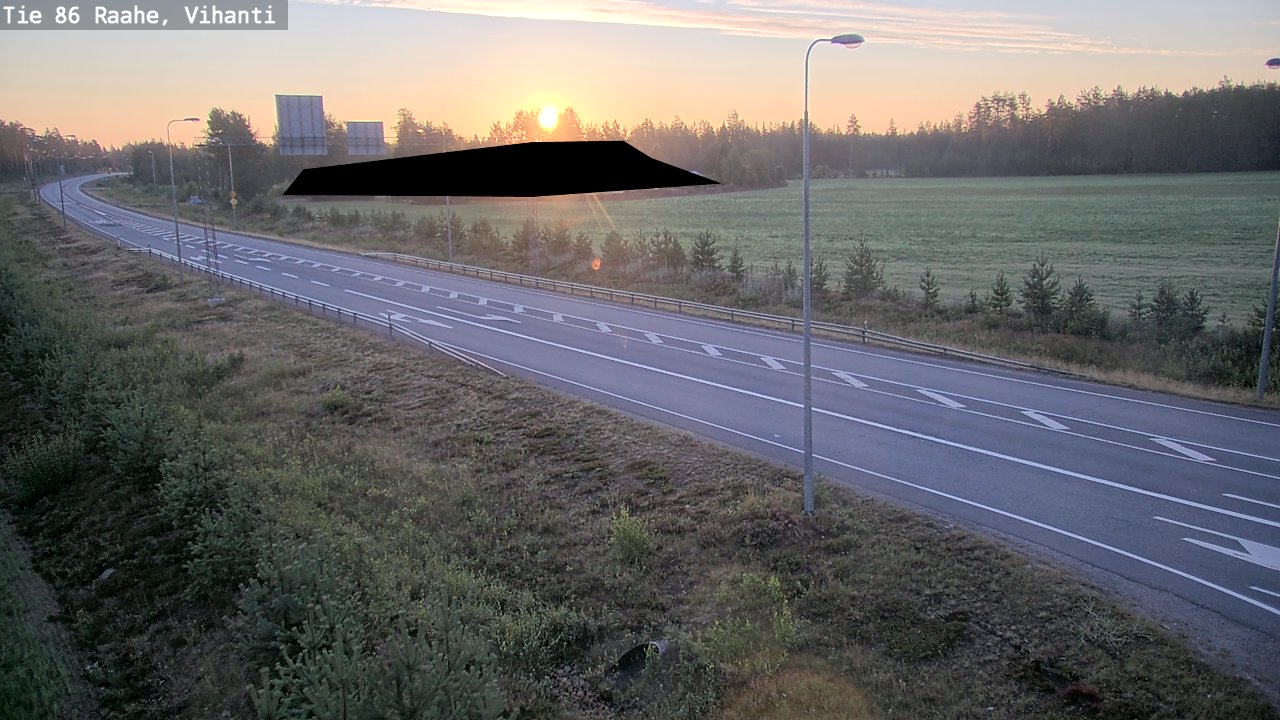 Kelikamerat Kuva Tie 86 Raahe, Vihanti, Raahe, Pohjois-Pohjanmaa
