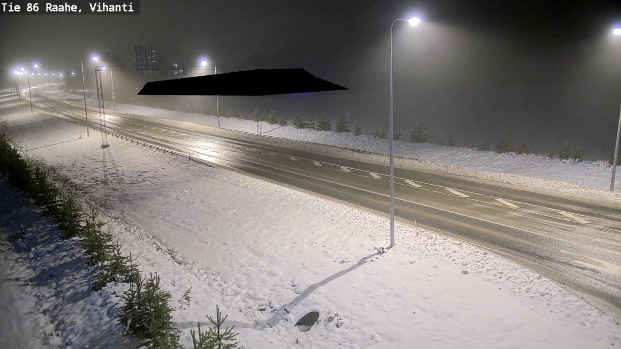 Weather Camera Image Väg 86 Raahe, Vihanti, Raahe, Pohjois-Pohjanmaa