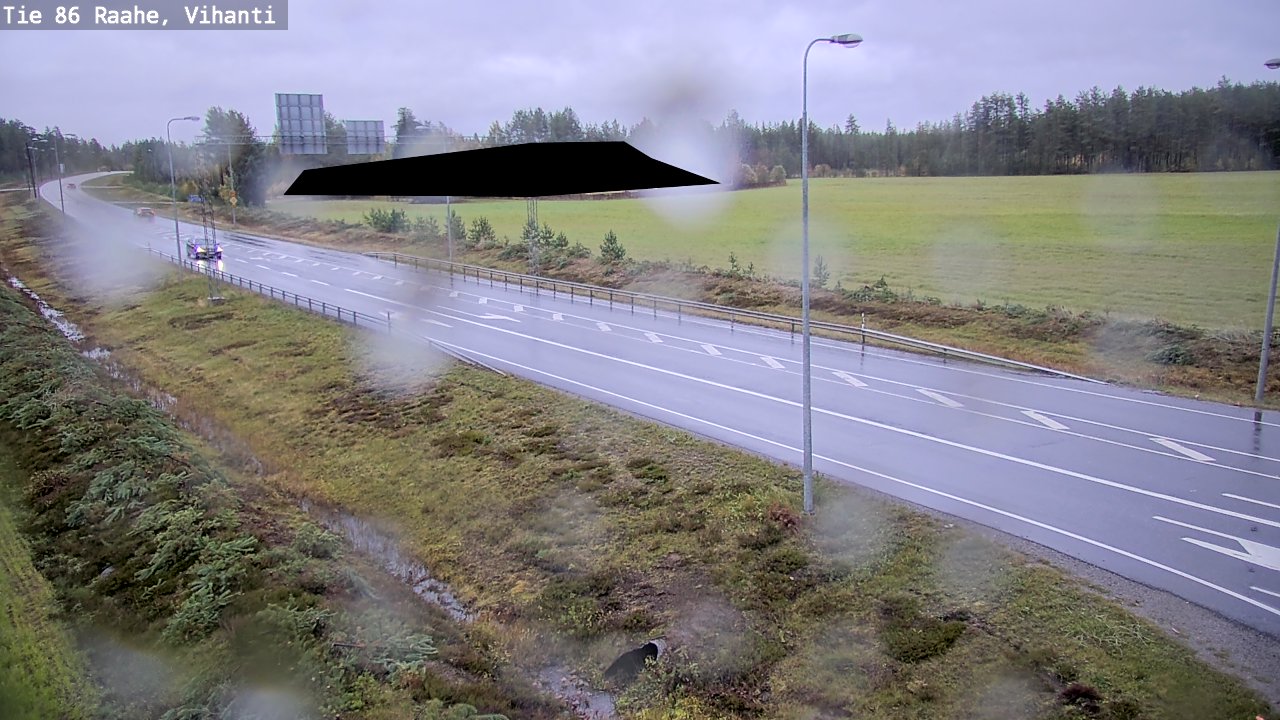 Weather Camera Image Road 86 Raahe, Vihanti, Raahe, Pohjois-Pohjanmaa