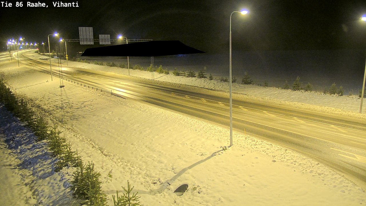 Weather Camera Image Road 86 Raahe, Vihanti, Raahe, Pohjois-Pohjanmaa