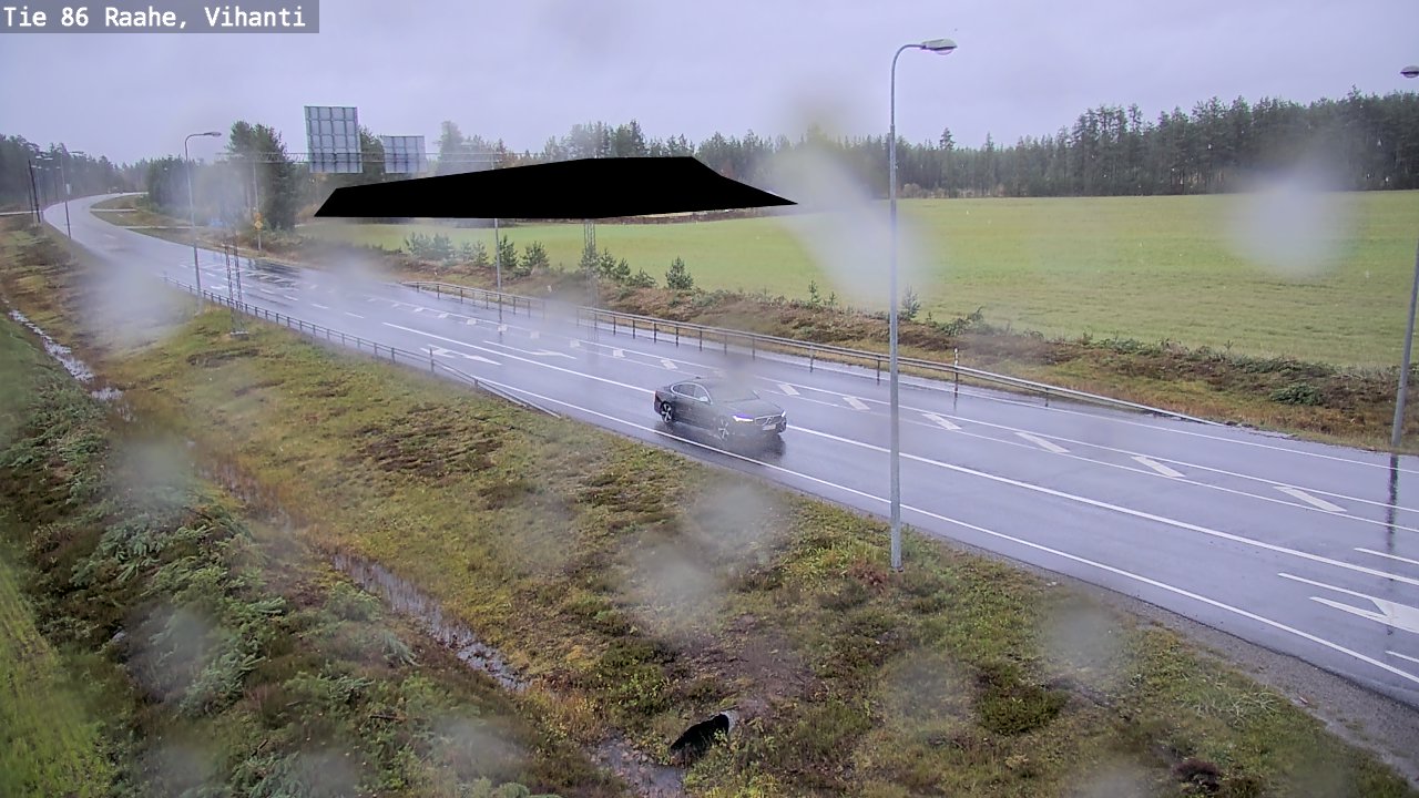 Weather Camera Image Road 86 Raahe, Vihanti, Raahe, Pohjois-Pohjanmaa