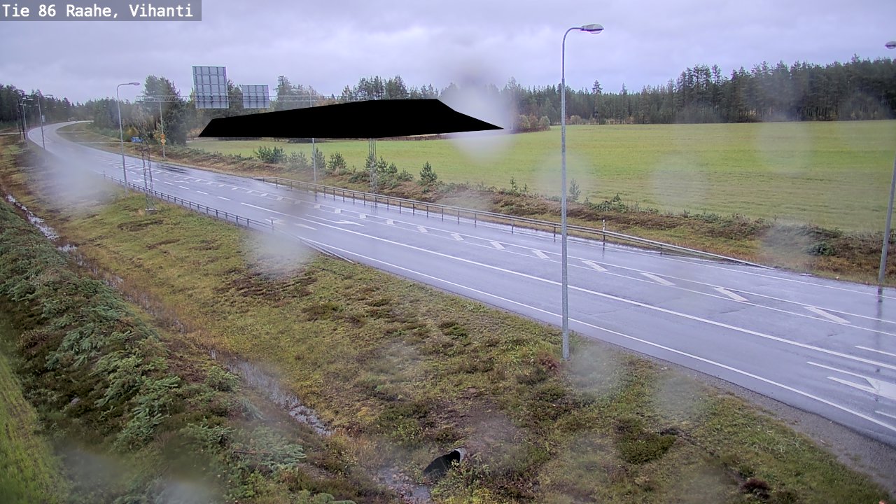 Weather Camera Image Road 86 Raahe, Vihanti, Raahe, Pohjois-Pohjanmaa