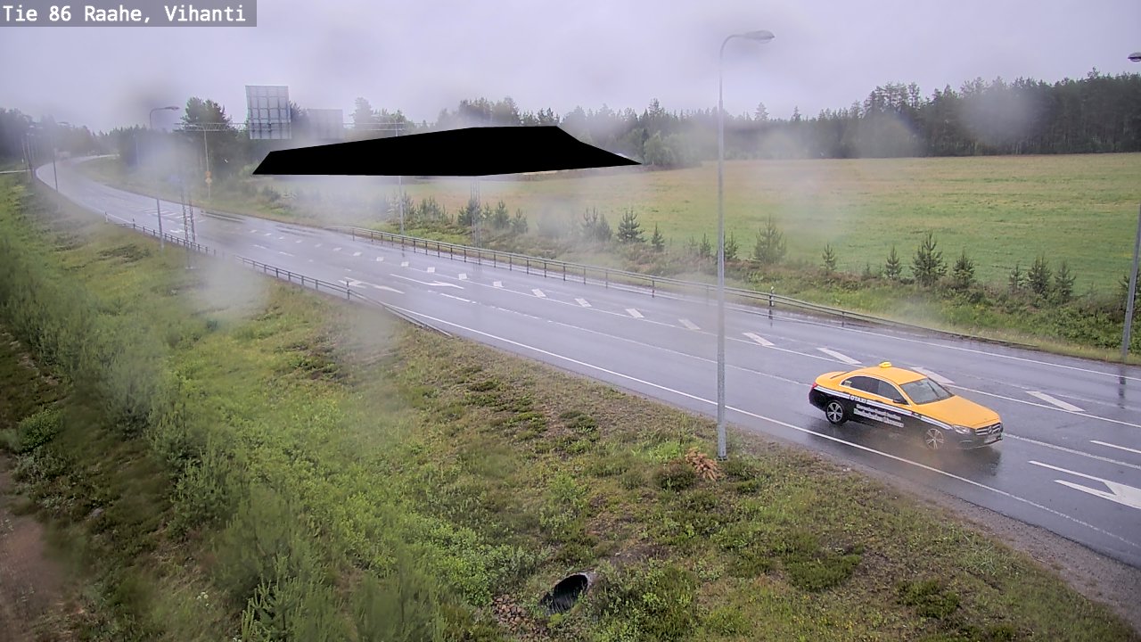 Weather Camera Image Väg 86 Raahe, Vihanti, Raahe, Pohjois-Pohjanmaa