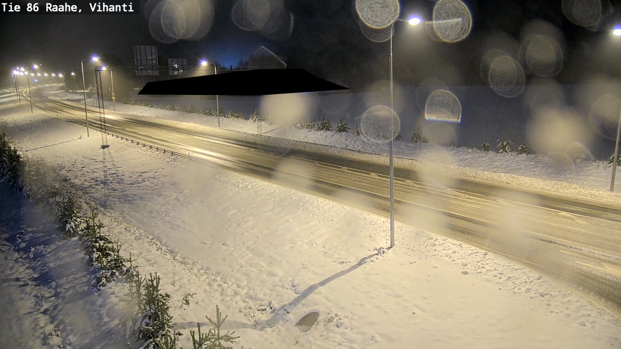 Weather Camera Image Väg 86 Raahe, Vihanti, Raahe, Pohjois-Pohjanmaa