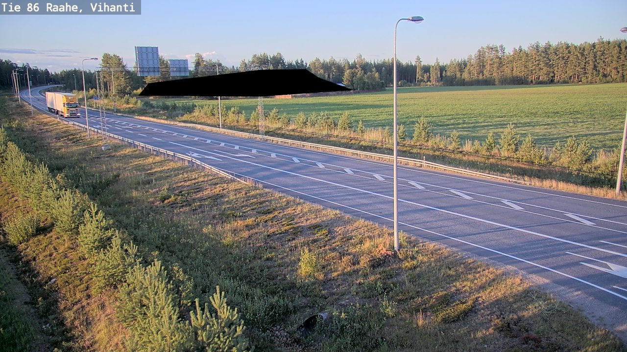Kelikamerat Kuva Tie 86 Raahe, Vihanti, Raahe, Pohjois-Pohjanmaa