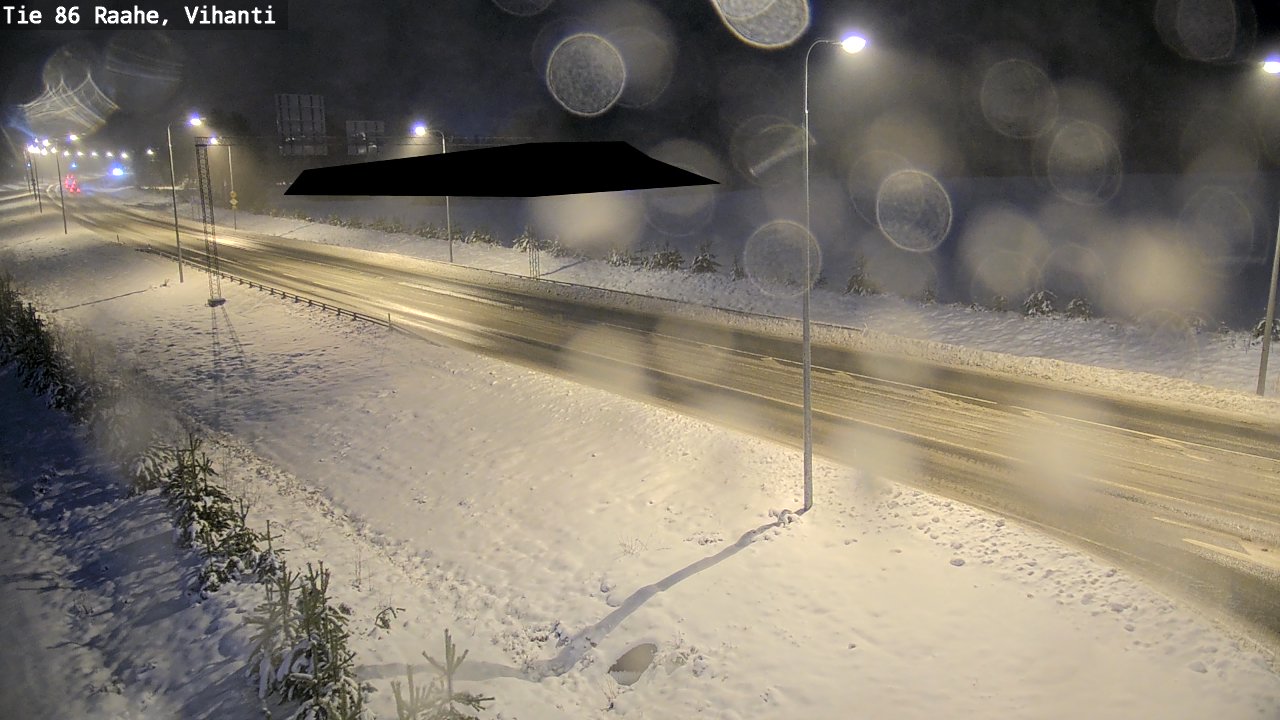 Weather Camera Image Väg 86 Raahe, Vihanti, Raahe, Pohjois-Pohjanmaa
