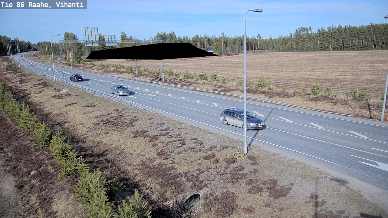 Kelikamerat Kuva Tie 86 Raahe, Vihanti, Raahe, Pohjois-Pohjanmaa
