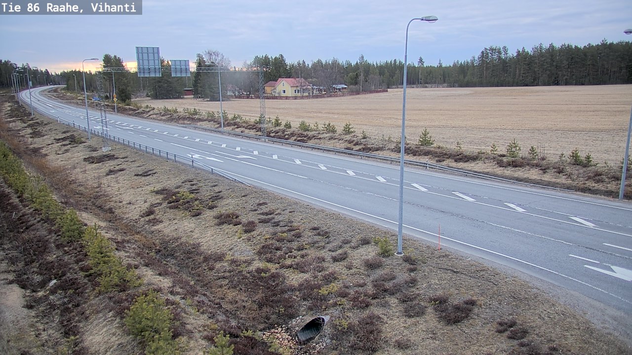 Kelikamerat Kuva Tie 86 Raahe, Vihanti, Raahe, Pohjois-Pohjanmaa