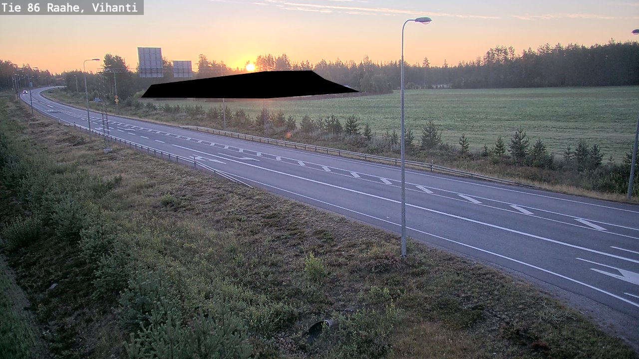 Kelikamerat Kuva Tie 86 Raahe, Vihanti, Raahe, Pohjois-Pohjanmaa