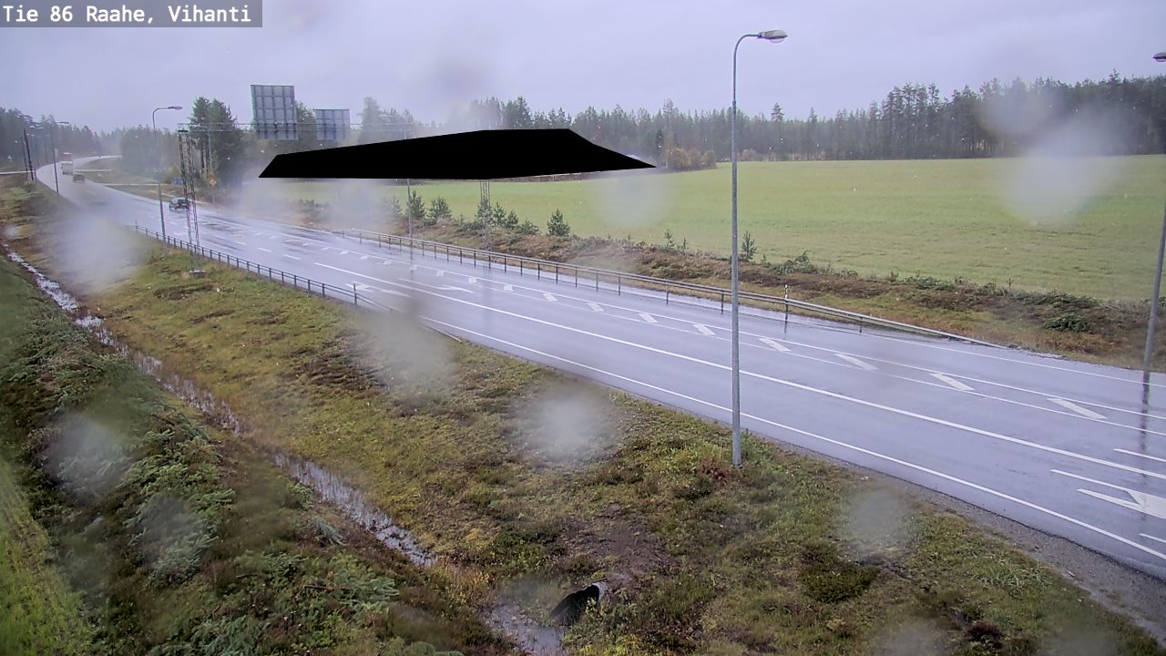 Weather Camera Image Road 86 Raahe, Vihanti, Raahe, Pohjois-Pohjanmaa