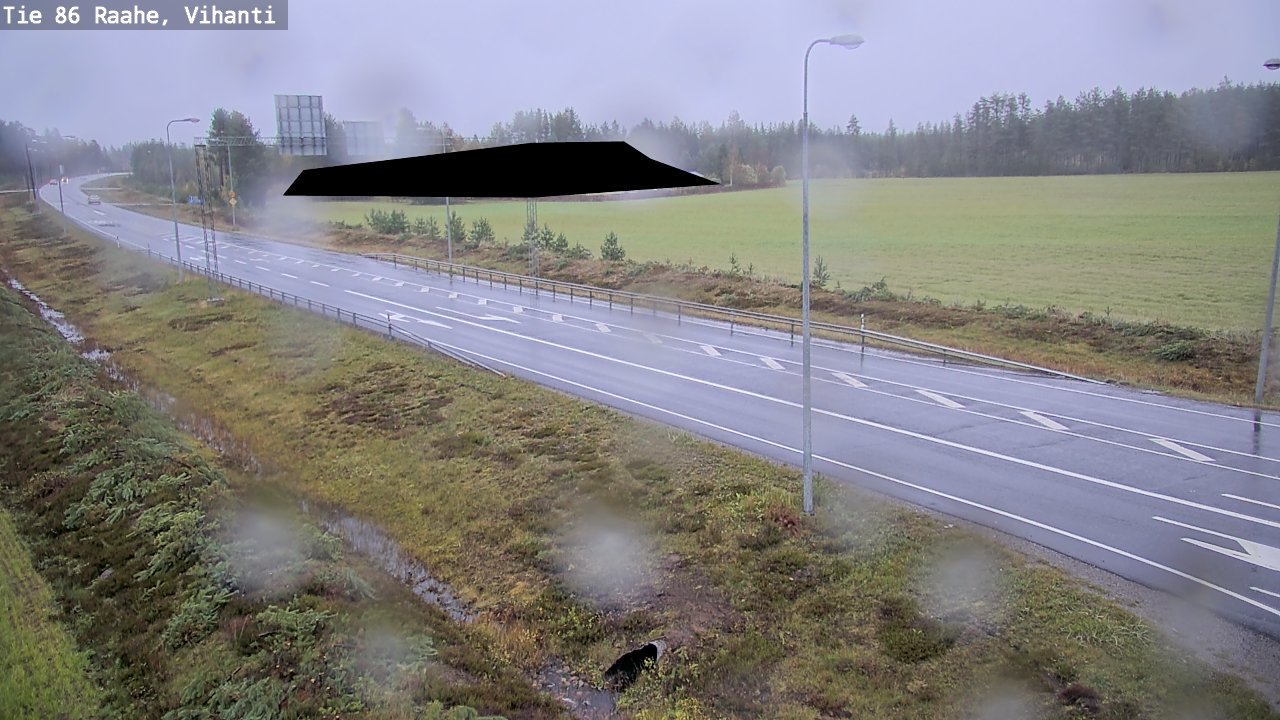 Weather Camera Image Väg 86 Raahe, Vihanti, Raahe, Pohjois-Pohjanmaa