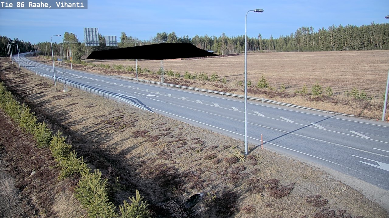 Kelikamerat Kuva Tie 86 Raahe, Vihanti, Raahe, Pohjois-Pohjanmaa