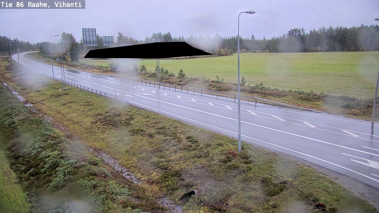 Weather Camera Image Road 86 Raahe, Vihanti, Raahe, Pohjois-Pohjanmaa