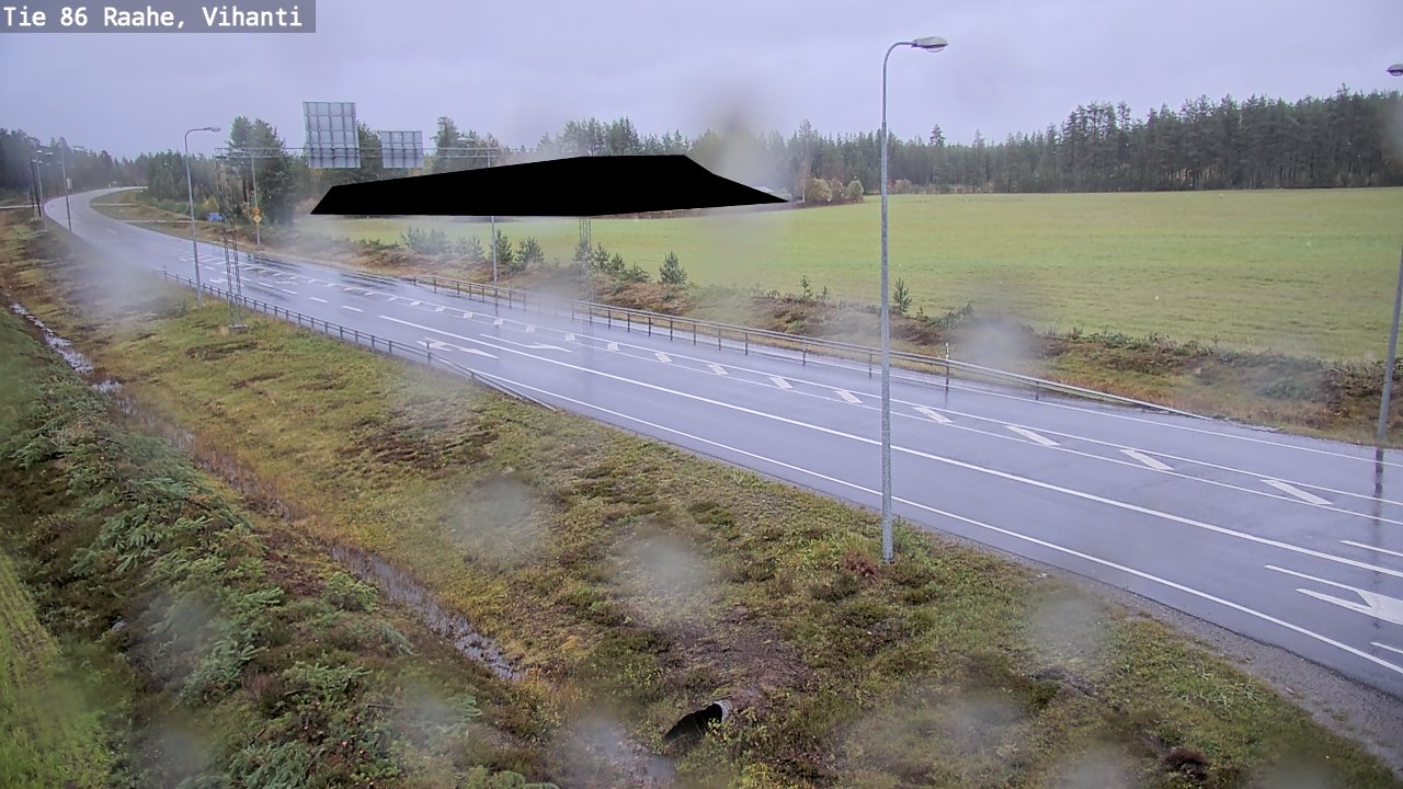 Weather Camera Image Road 86 Raahe, Vihanti, Raahe, Pohjois-Pohjanmaa