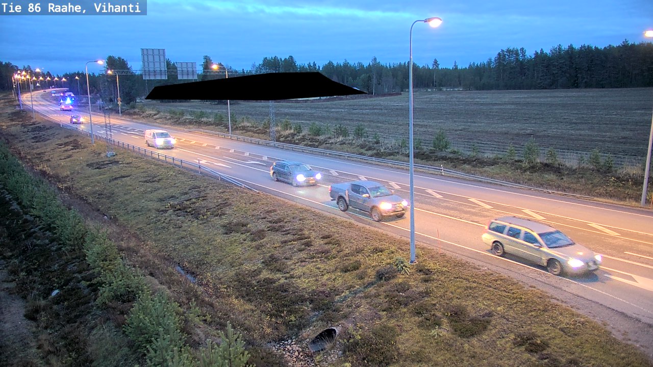 Kelikamerat Kuva Tie 86 Raahe, Vihanti, Raahe, Pohjois-Pohjanmaa