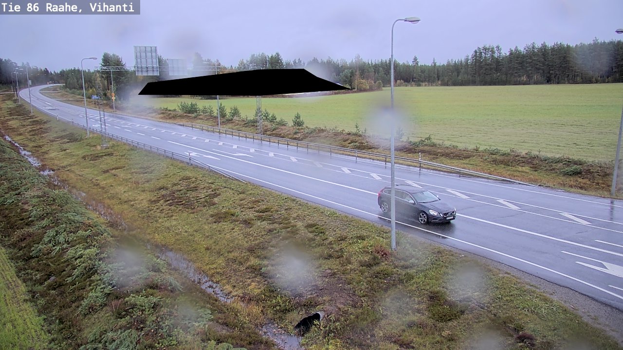 Weather Camera Image Väg 86 Raahe, Vihanti, Raahe, Pohjois-Pohjanmaa