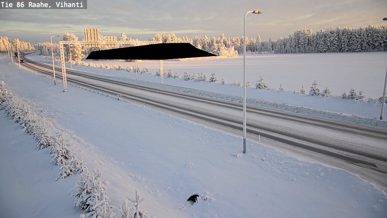 Kelikamerat Kuva Tie 86 Raahe, Vihanti, Raahe, Pohjois-Pohjanmaa