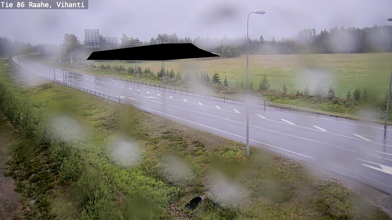 Weather Camera Image Väg 86 Raahe, Vihanti, Raahe, Pohjois-Pohjanmaa