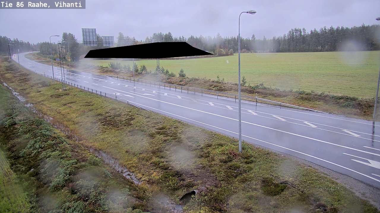 Weather Camera Image Road 86 Raahe, Vihanti, Raahe, Pohjois-Pohjanmaa