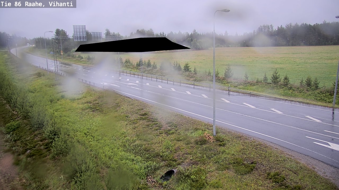 Weather Camera Image Road 86 Raahe, Vihanti, Raahe, Pohjois-Pohjanmaa