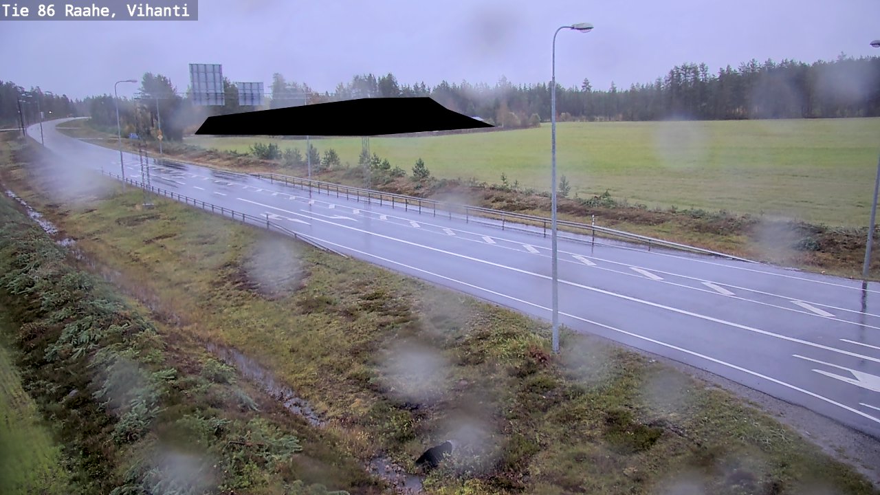Weather Camera Image Road 86 Raahe, Vihanti, Raahe, Pohjois-Pohjanmaa