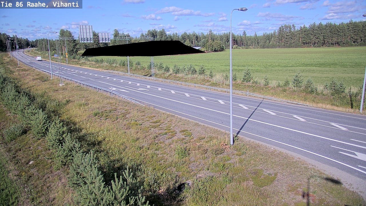 Kelikamerat Kuva Tie 86 Raahe, Vihanti, Raahe, Pohjois-Pohjanmaa