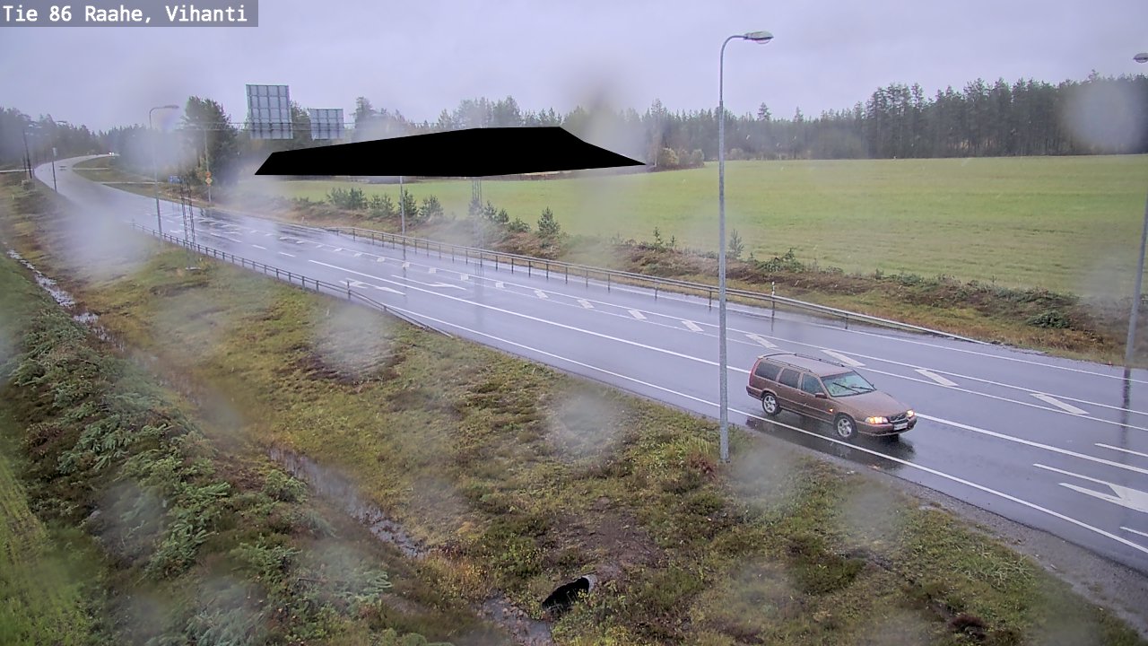 Weather Camera Image Road 86 Raahe, Vihanti, Raahe, Pohjois-Pohjanmaa