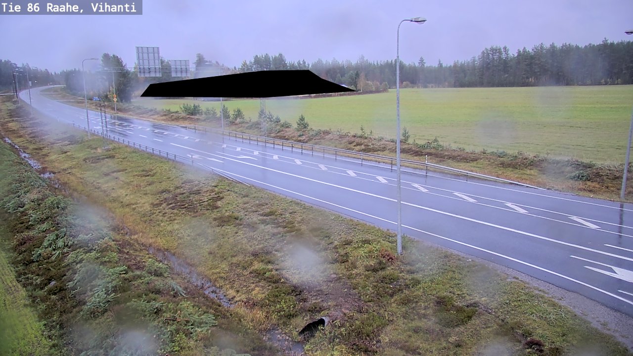 Weather Camera Image Road 86 Raahe, Vihanti, Raahe, Pohjois-Pohjanmaa