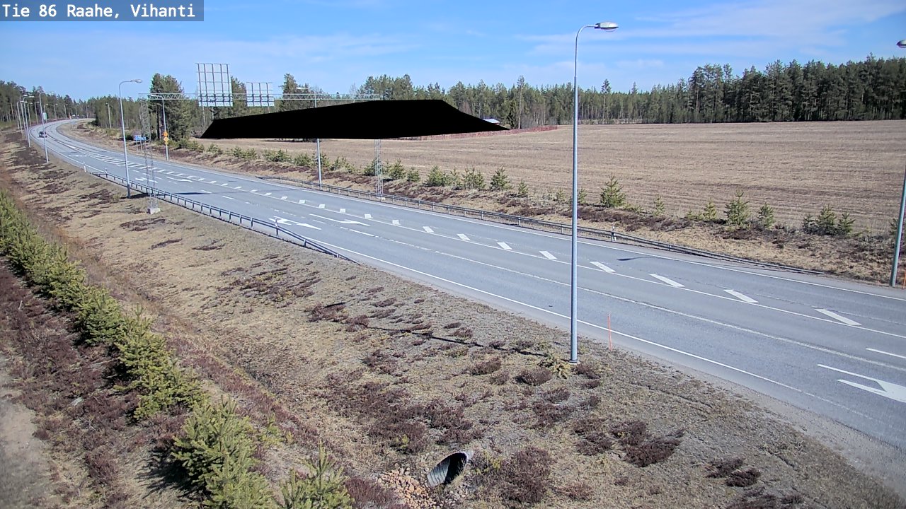 Kelikamerat Kuva Tie 86 Raahe, Vihanti, Raahe, Pohjois-Pohjanmaa