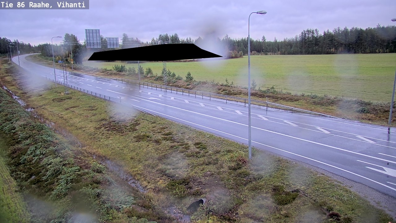 Weather Camera Image Road 86 Raahe, Vihanti, Raahe, Pohjois-Pohjanmaa
