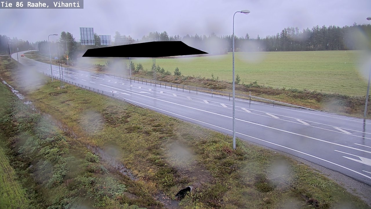 Weather Camera Image Road 86 Raahe, Vihanti, Raahe, Pohjois-Pohjanmaa
