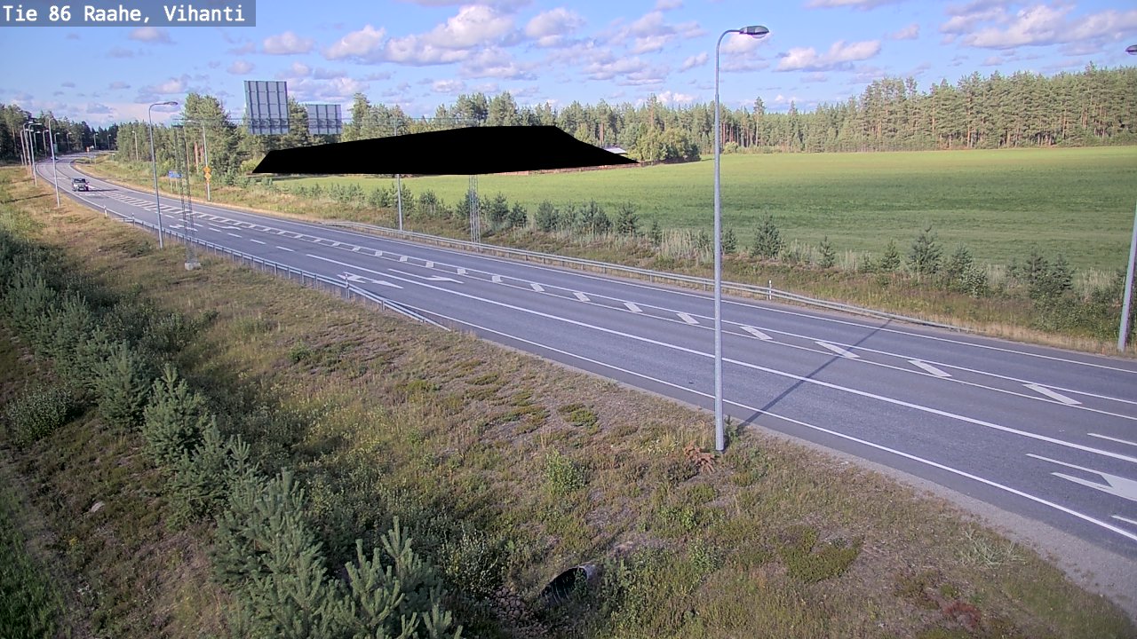 Kelikamerat Kuva Tie 86 Raahe, Vihanti, Raahe, Pohjois-Pohjanmaa