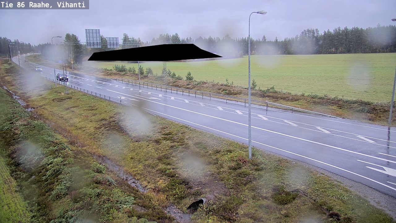 Weather Camera Image Road 86 Raahe, Vihanti, Raahe, Pohjois-Pohjanmaa