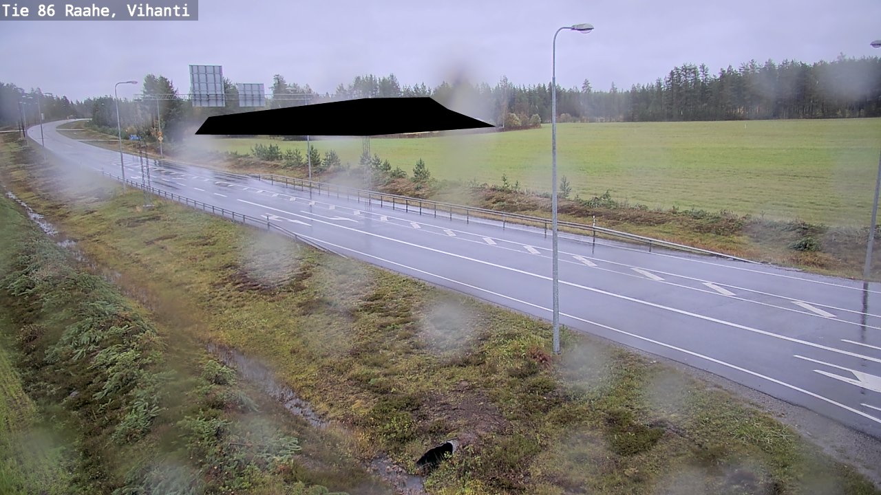 Weather Camera Image Road 86 Raahe, Vihanti, Raahe, Pohjois-Pohjanmaa