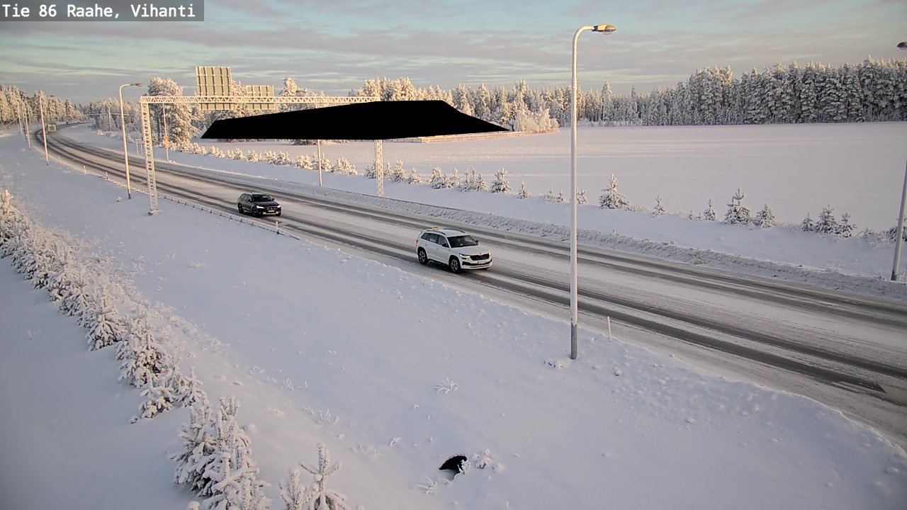 Kelikamerat Kuva Tie 86 Raahe, Vihanti, Raahe, Pohjois-Pohjanmaa