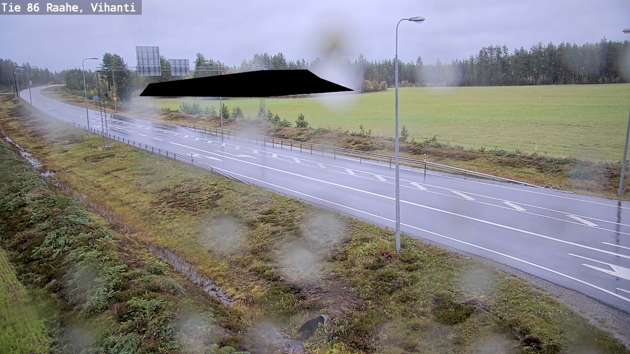 Weather Camera Image Road 86 Raahe, Vihanti, Raahe, Pohjois-Pohjanmaa