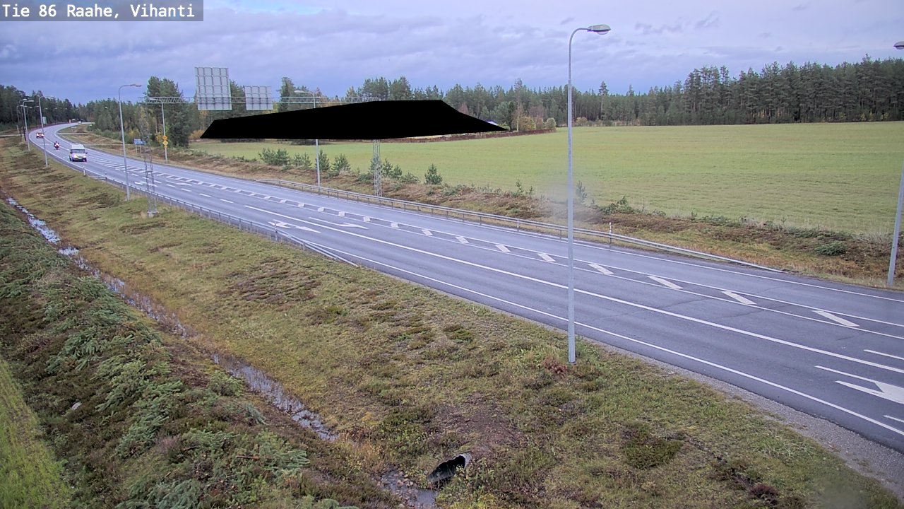 Weather Camera Image Väg 86 Raahe, Vihanti, Raahe, Pohjois-Pohjanmaa
