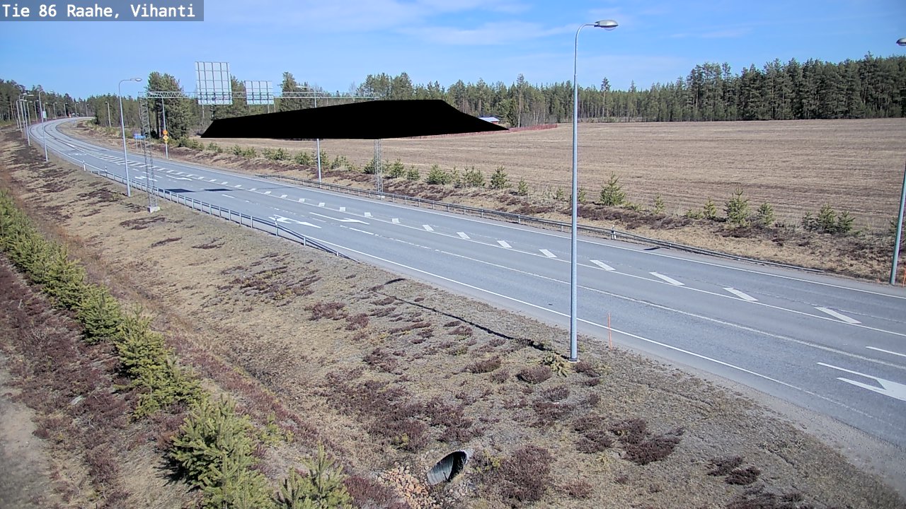 Kelikamerat Kuva Tie 86 Raahe, Vihanti, Raahe, Pohjois-Pohjanmaa